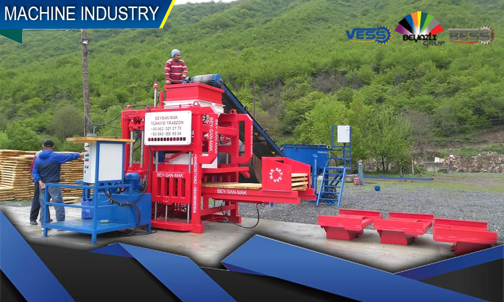 ماكينة بلوك نصف أوتوماتيكية